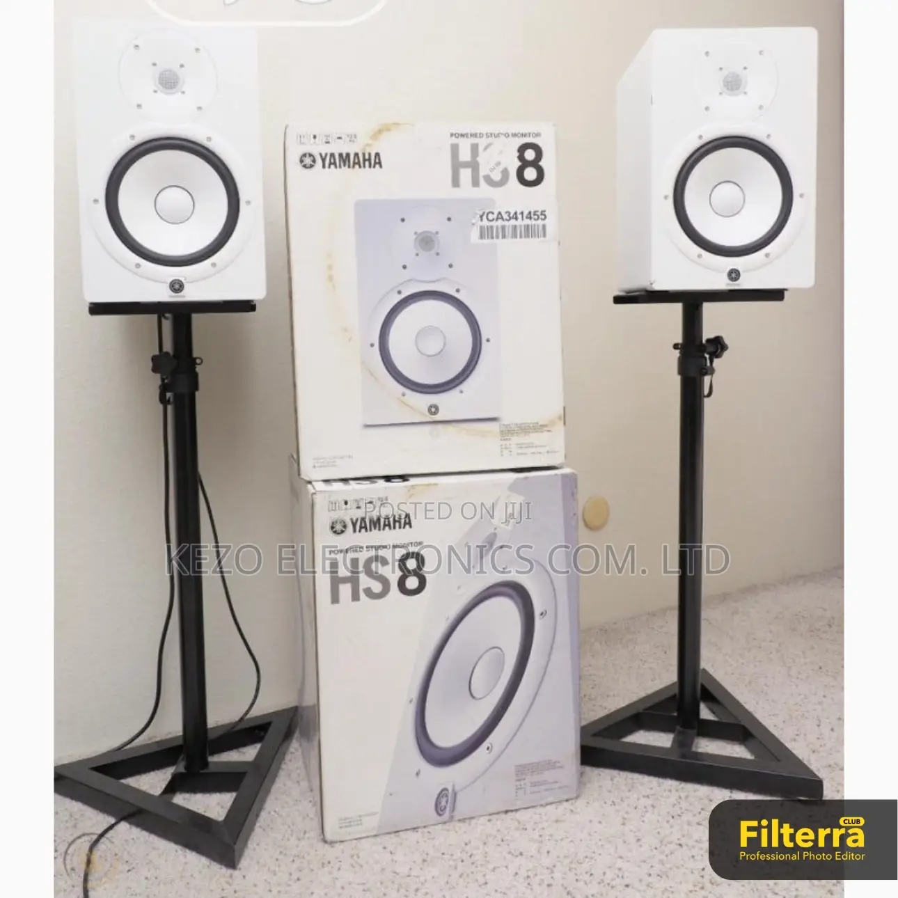 Yamaha Hs8 Studio Monitor White Color