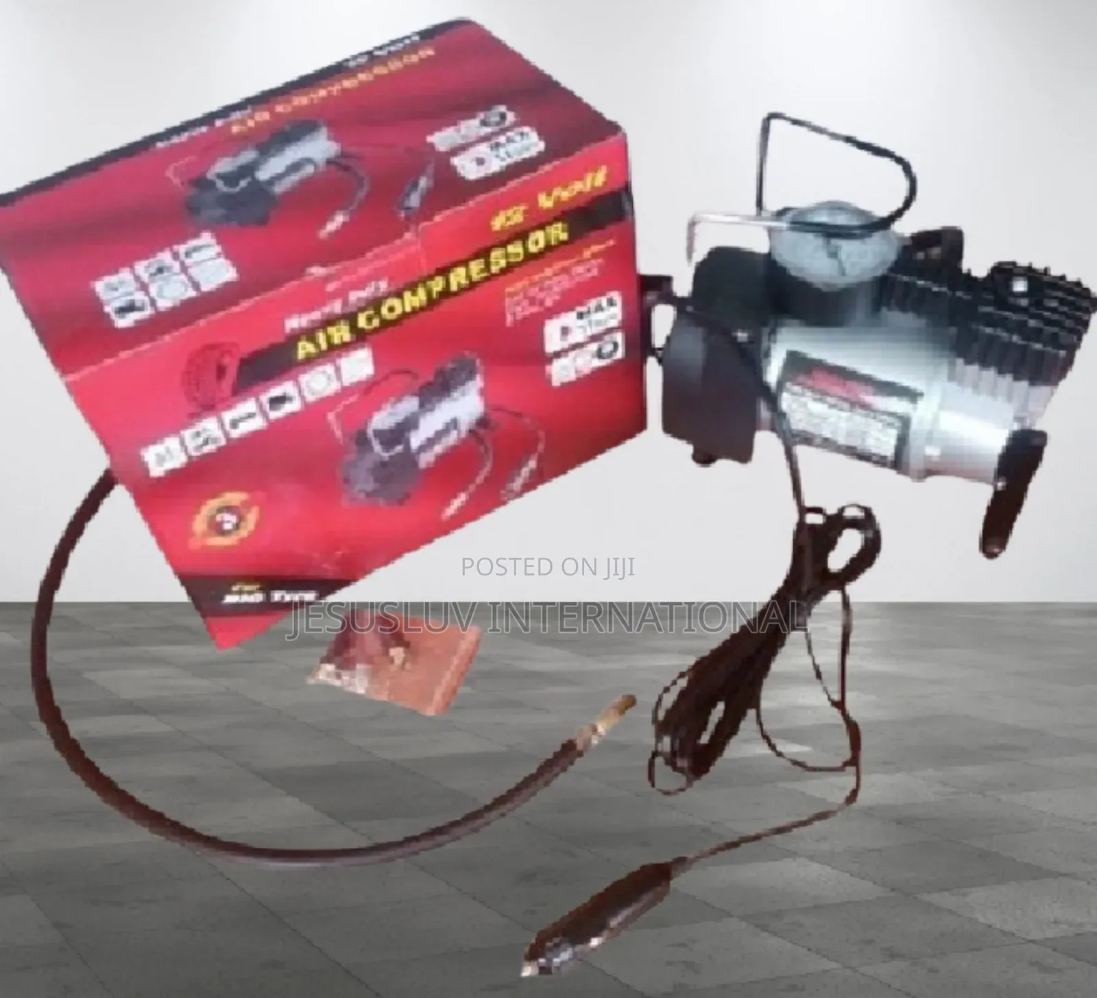 Tyre Inflator Car Pump 12V With Pressure Gauge. Easy to Use