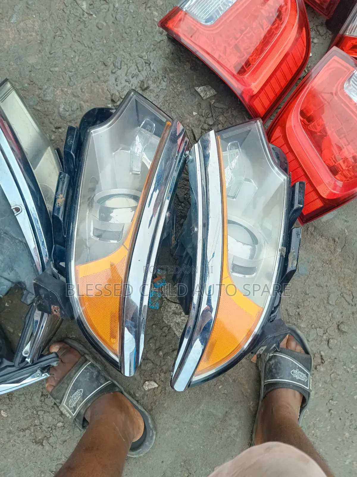 Headlamp Ford Edge 2012