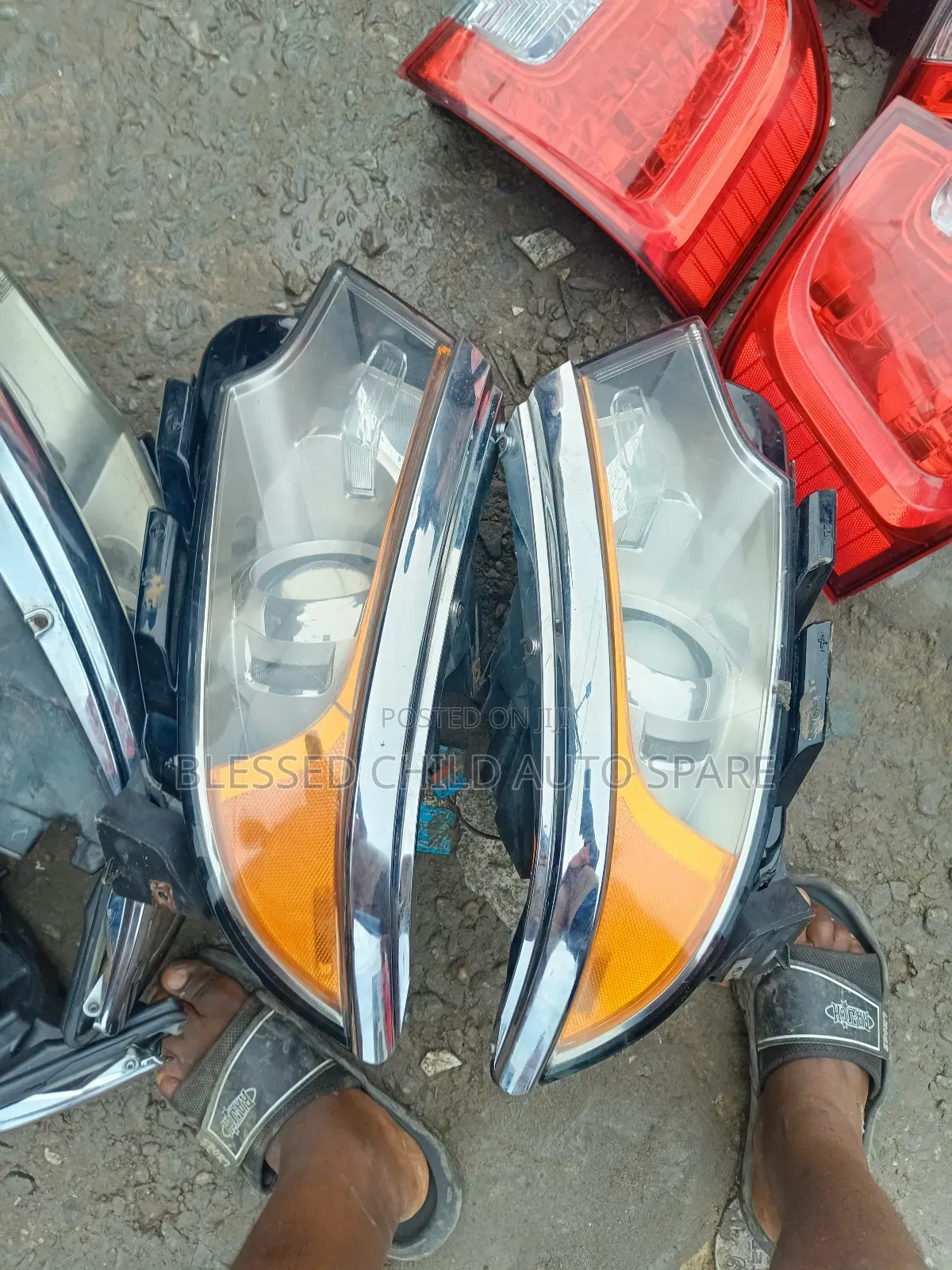 Headlamp Ford Edge 2012