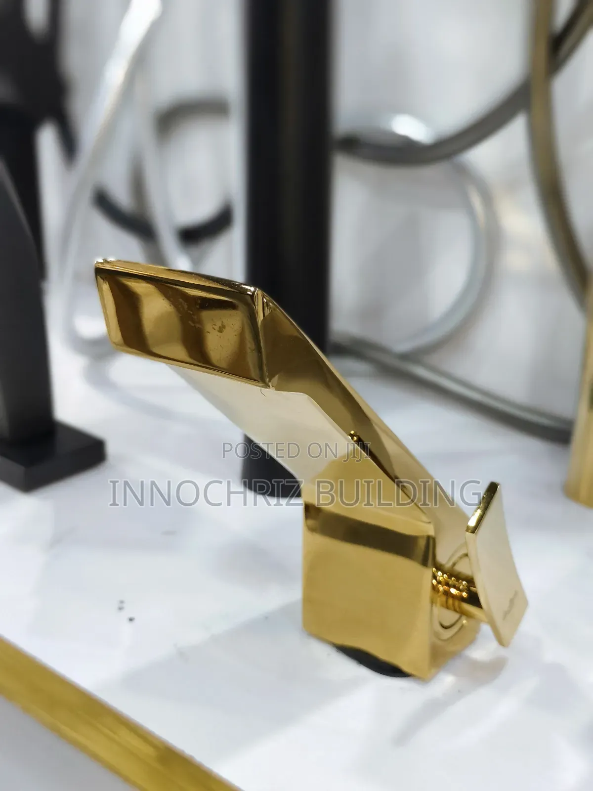 Gold  Basin Mixer Tap (5210)