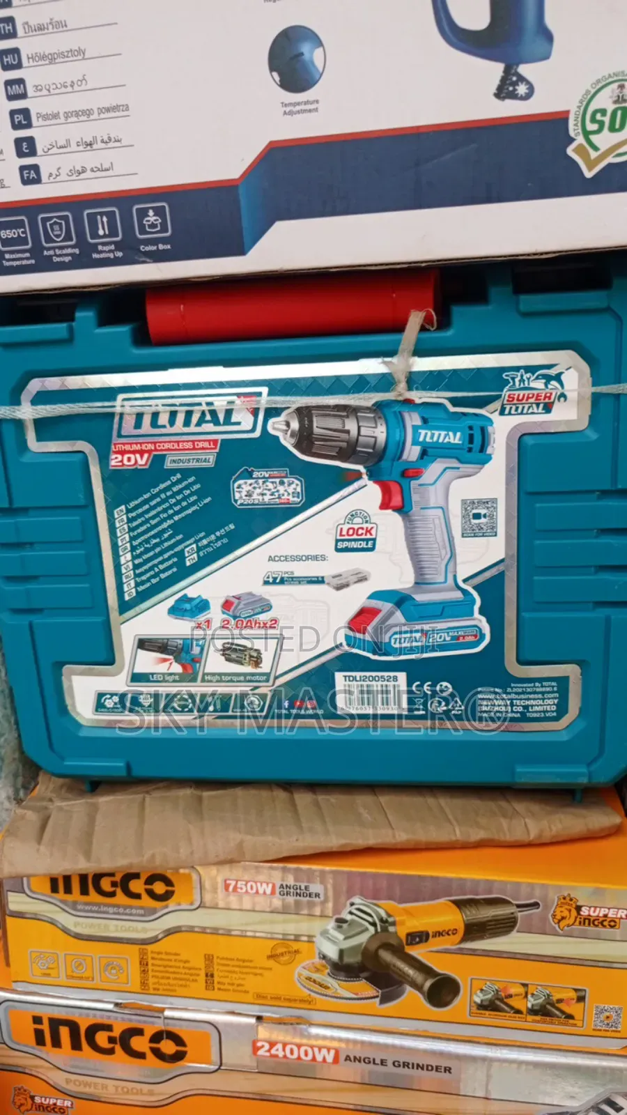 Total Cordless Drilling Machine