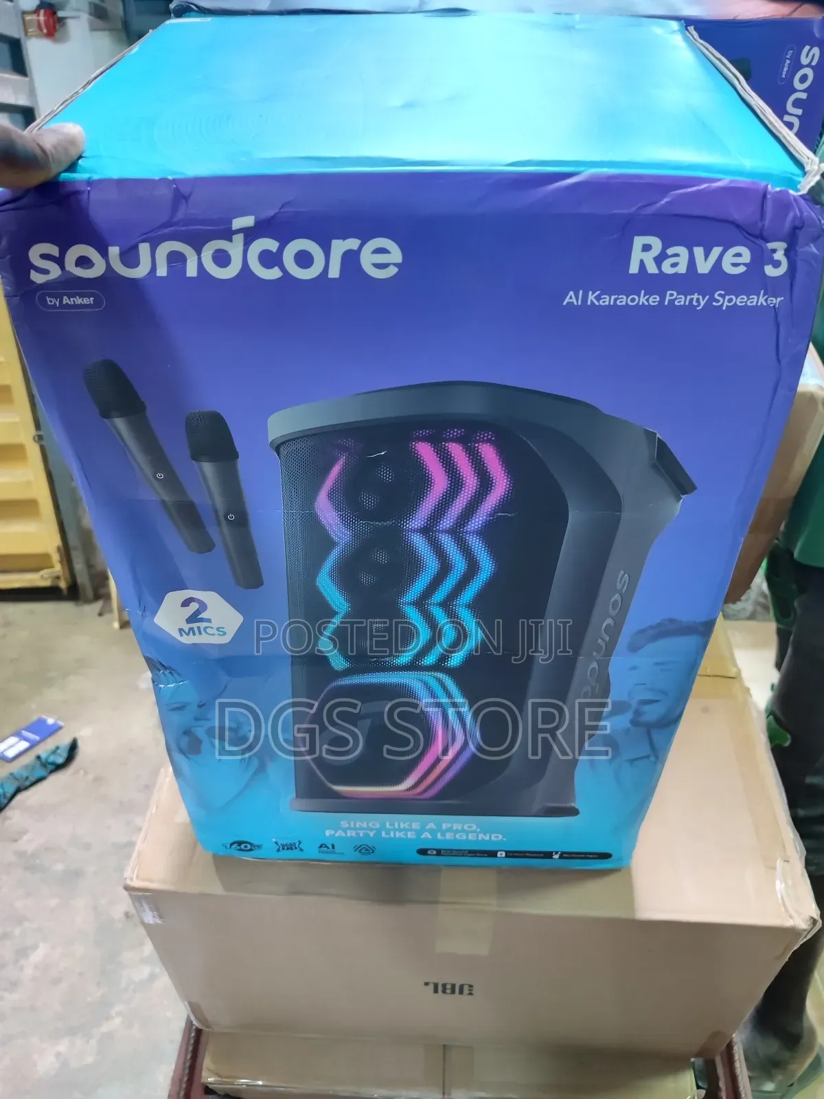 Anker Soundcore Rave 3 Bluetooth Speaker With 2 Wireless