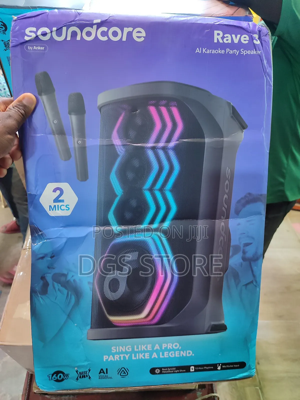 Anker Soundcore Rave 3 Bluetooth Speaker With 2 Wireless