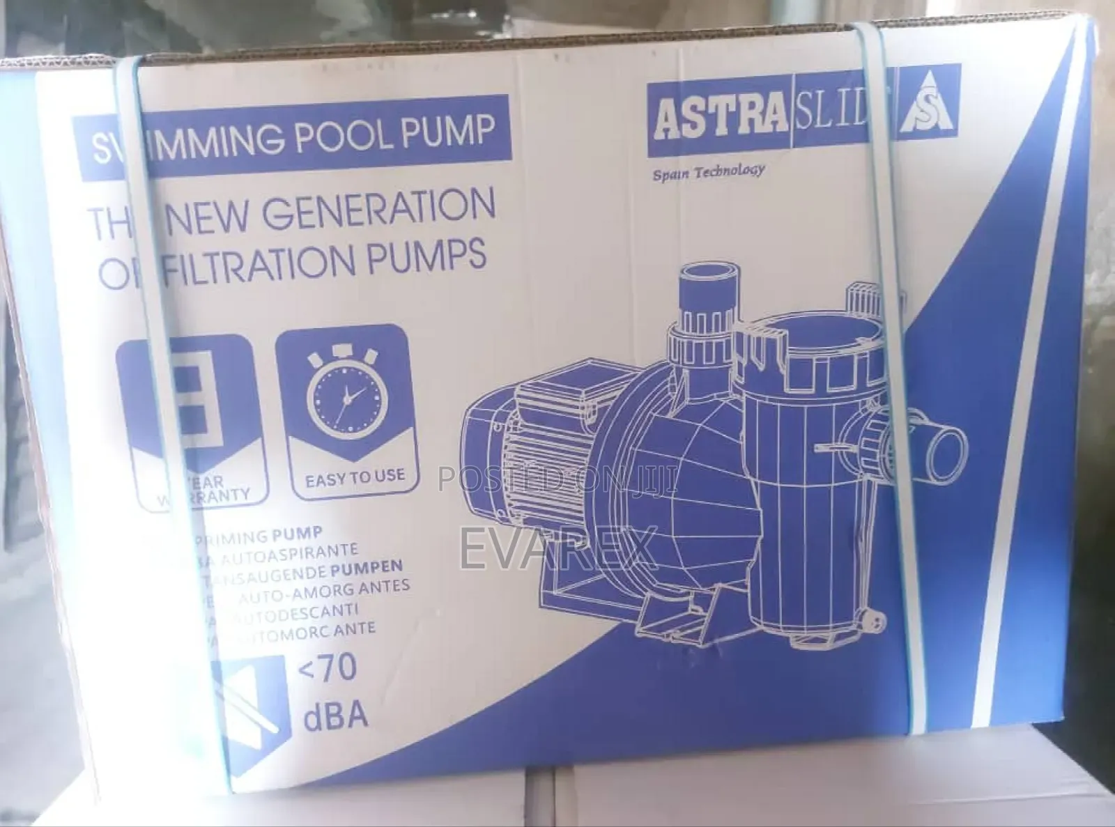 2hp Astra Swimming Pool Pump, 3yrs Warranty