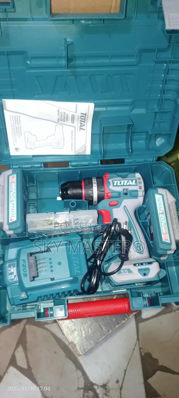 Total Compact Brushless Impact Drill
