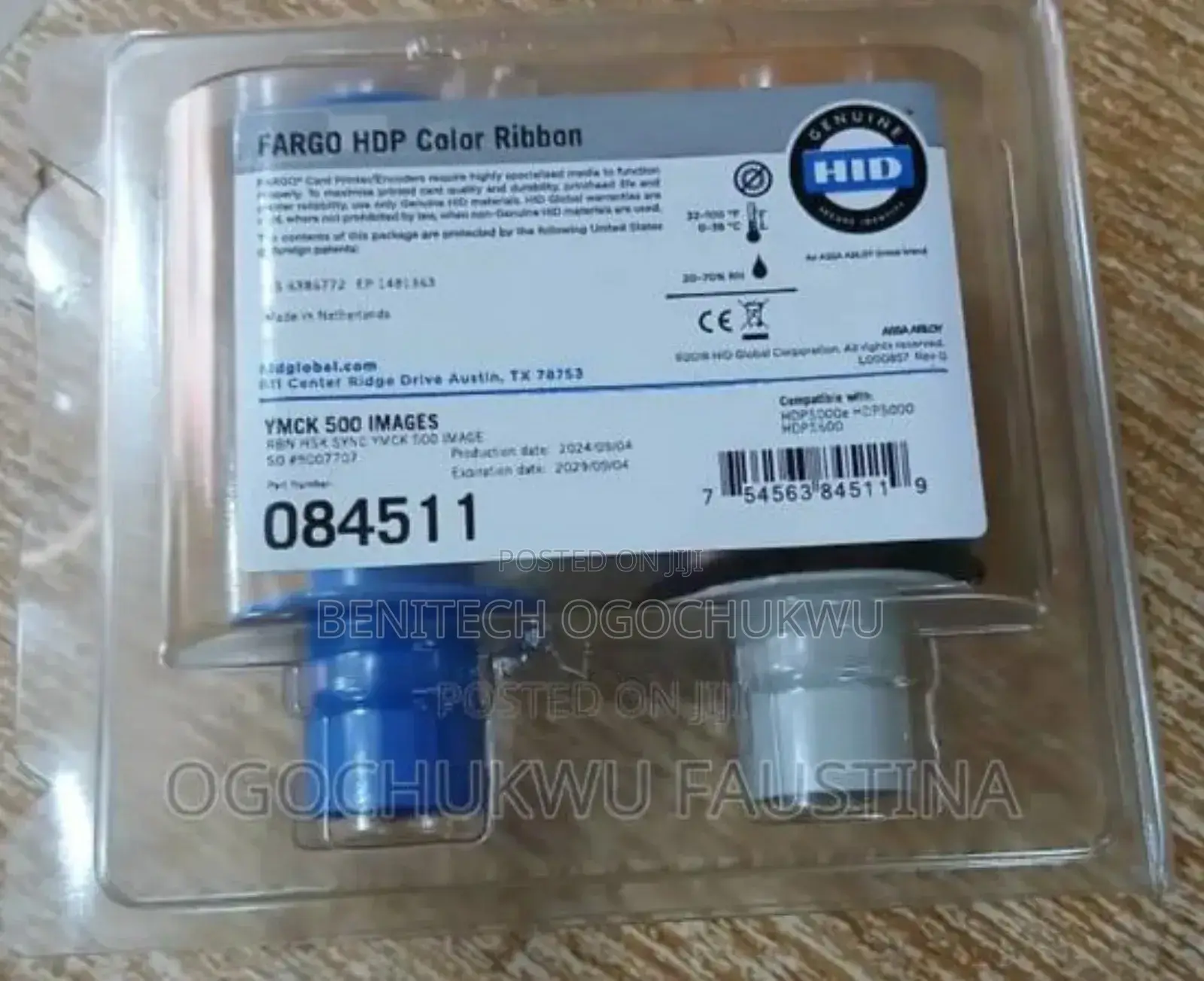 Fargo Ymck 500 Images Hdp5000e Color Ribbon 084511