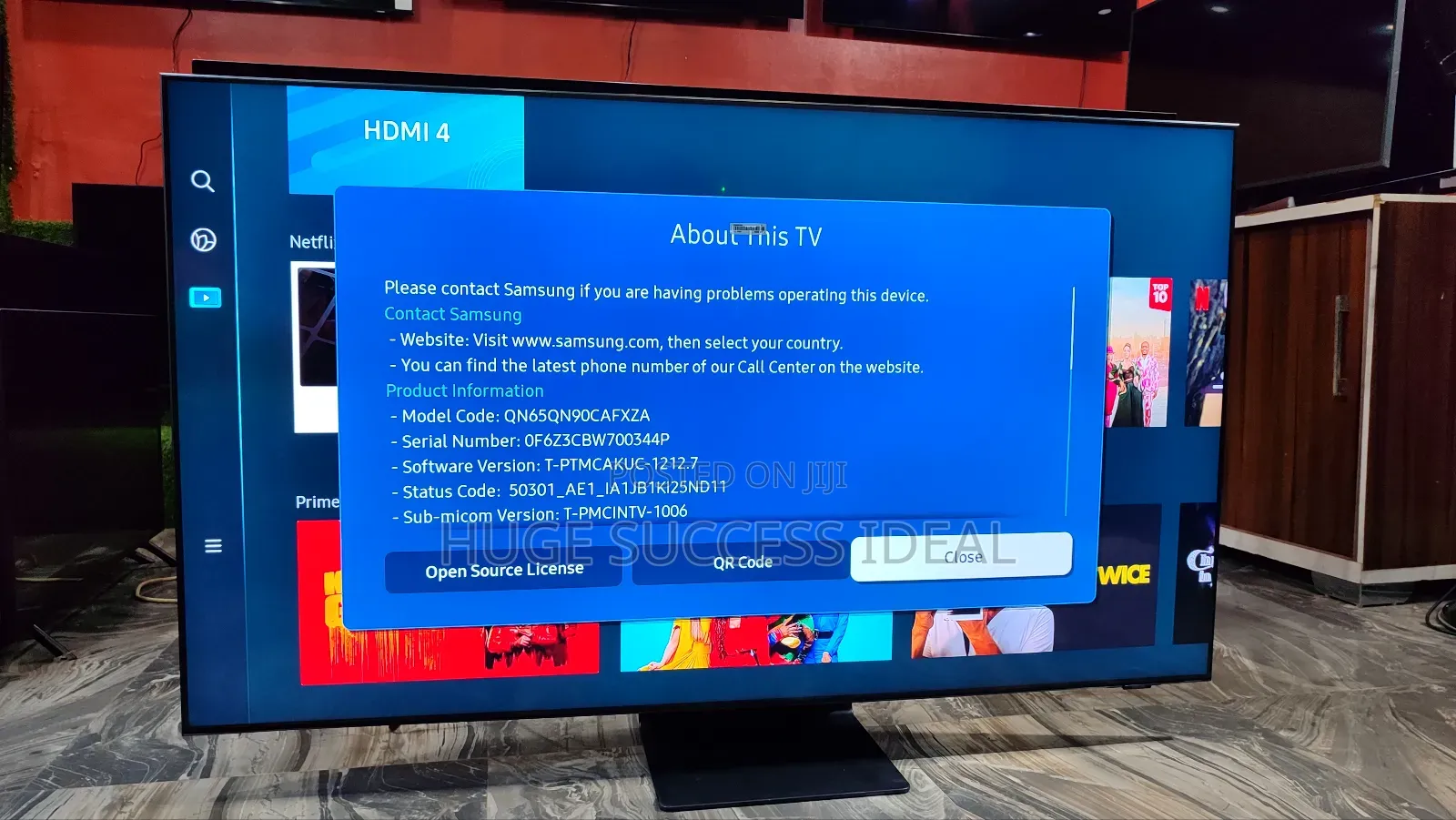 Samsung 65" Neo QLED QN90C Series Smart 4K Ultra HD HDR TV