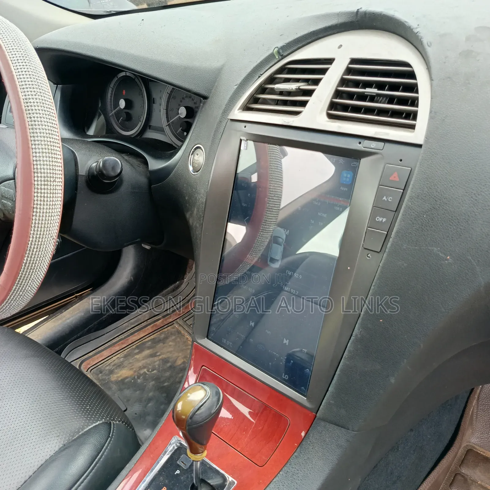 Lexus ES 350 Android Tesla Screen With Rear Camera, And GPS
