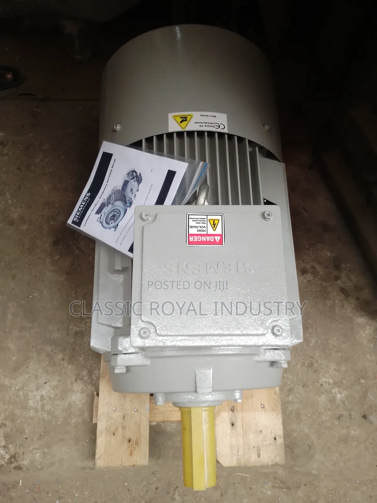 30 HP Siemens Electric Motor 22 Kw 1470 RPM
