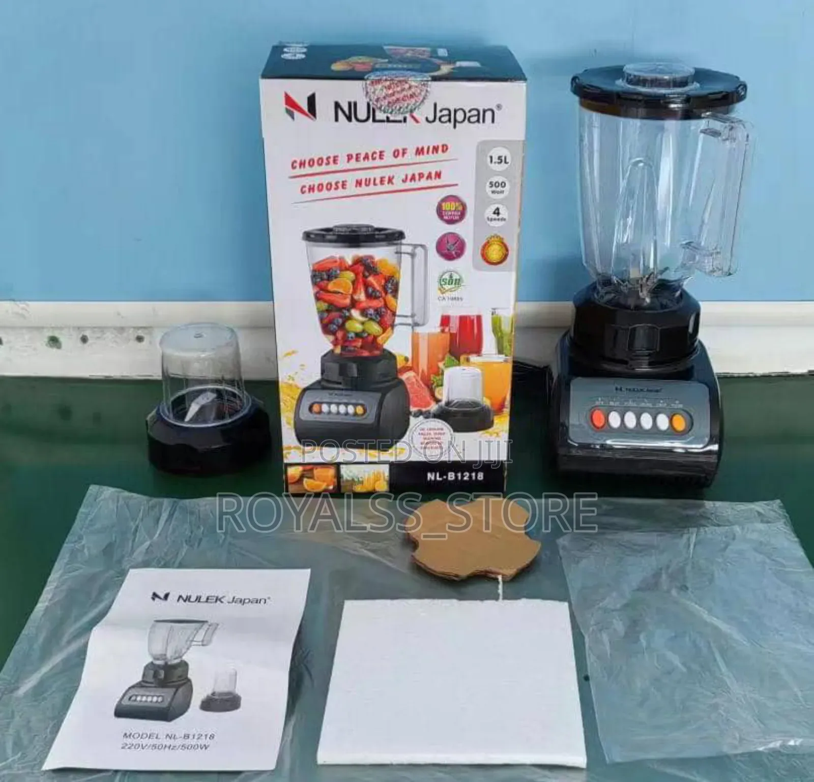 2in1 High Quality Pyramid Blender and Grinder