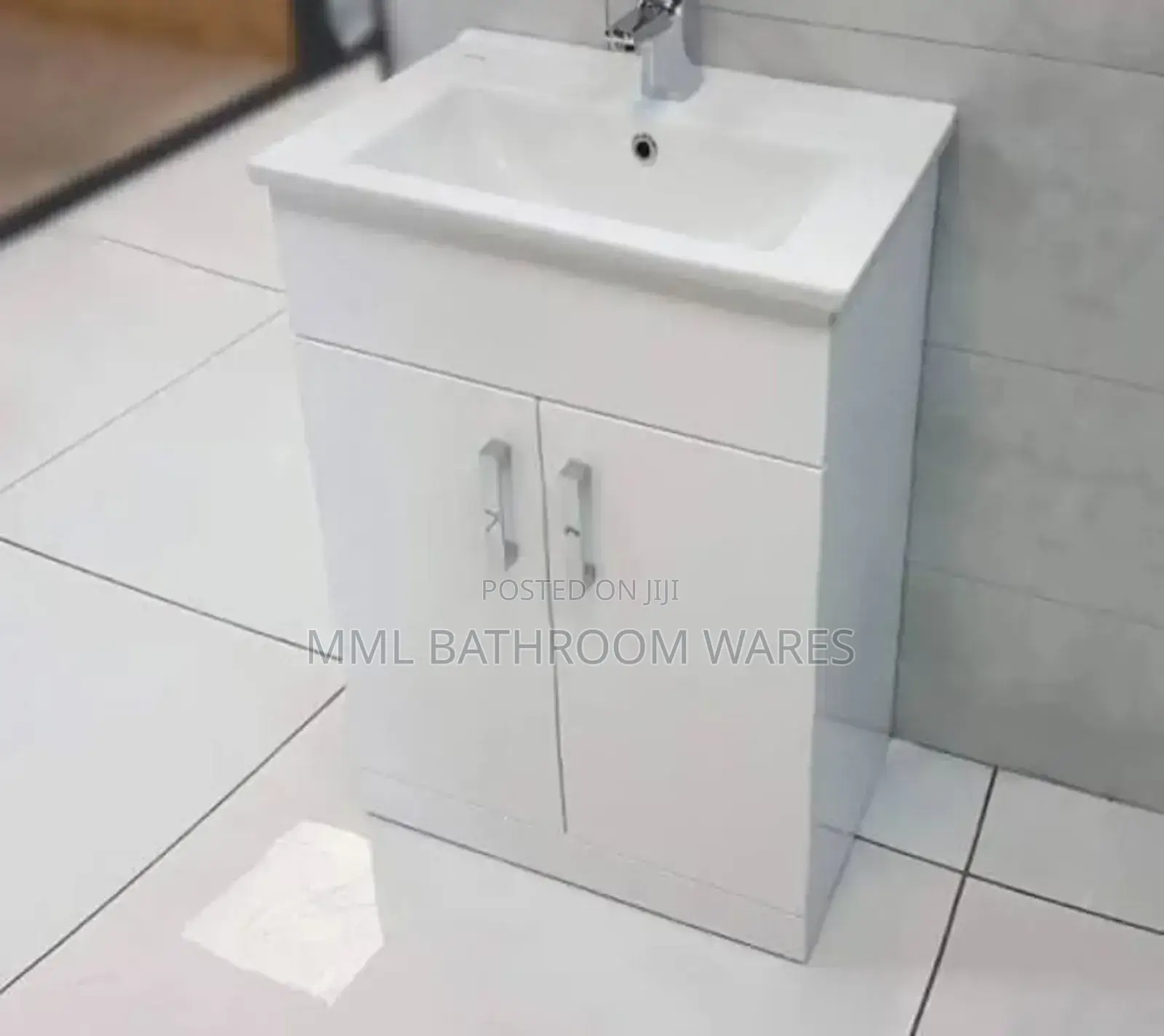 White Dinning Cabinet Basin