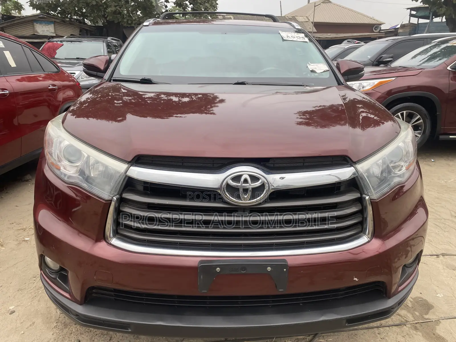 Toyota Highlander 2015 Red
