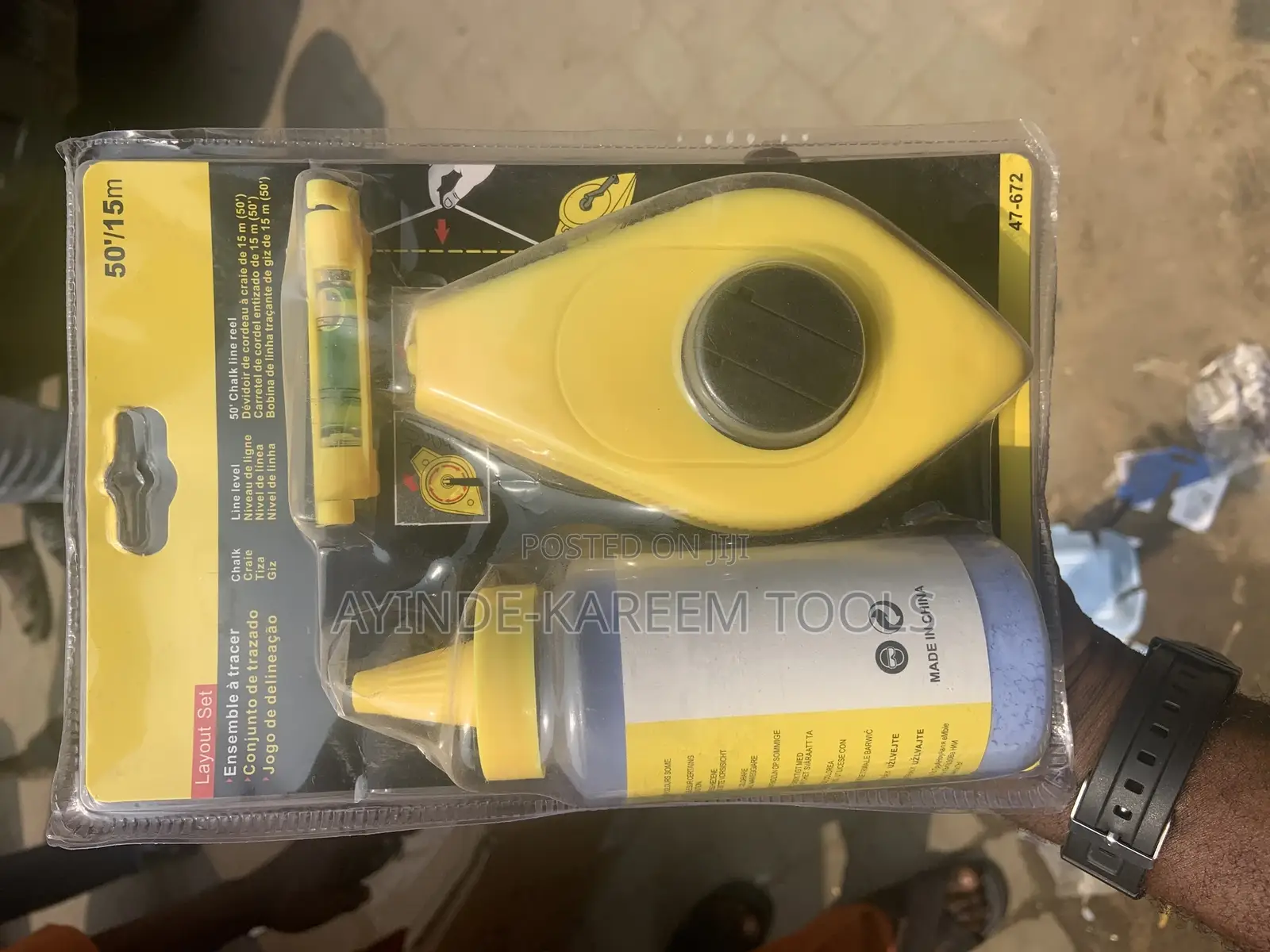 Blue Line/Chalk Line Level 50’ /15m