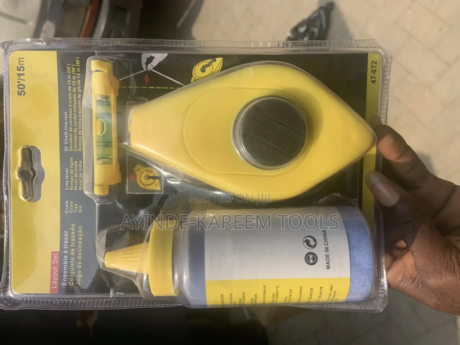Blue Line/Chalk Line Level 50’ /15m