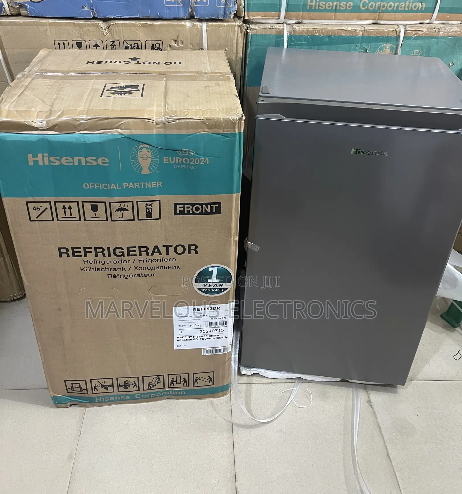 Brand New Original Hisense 100L Refrigerator With Warranty