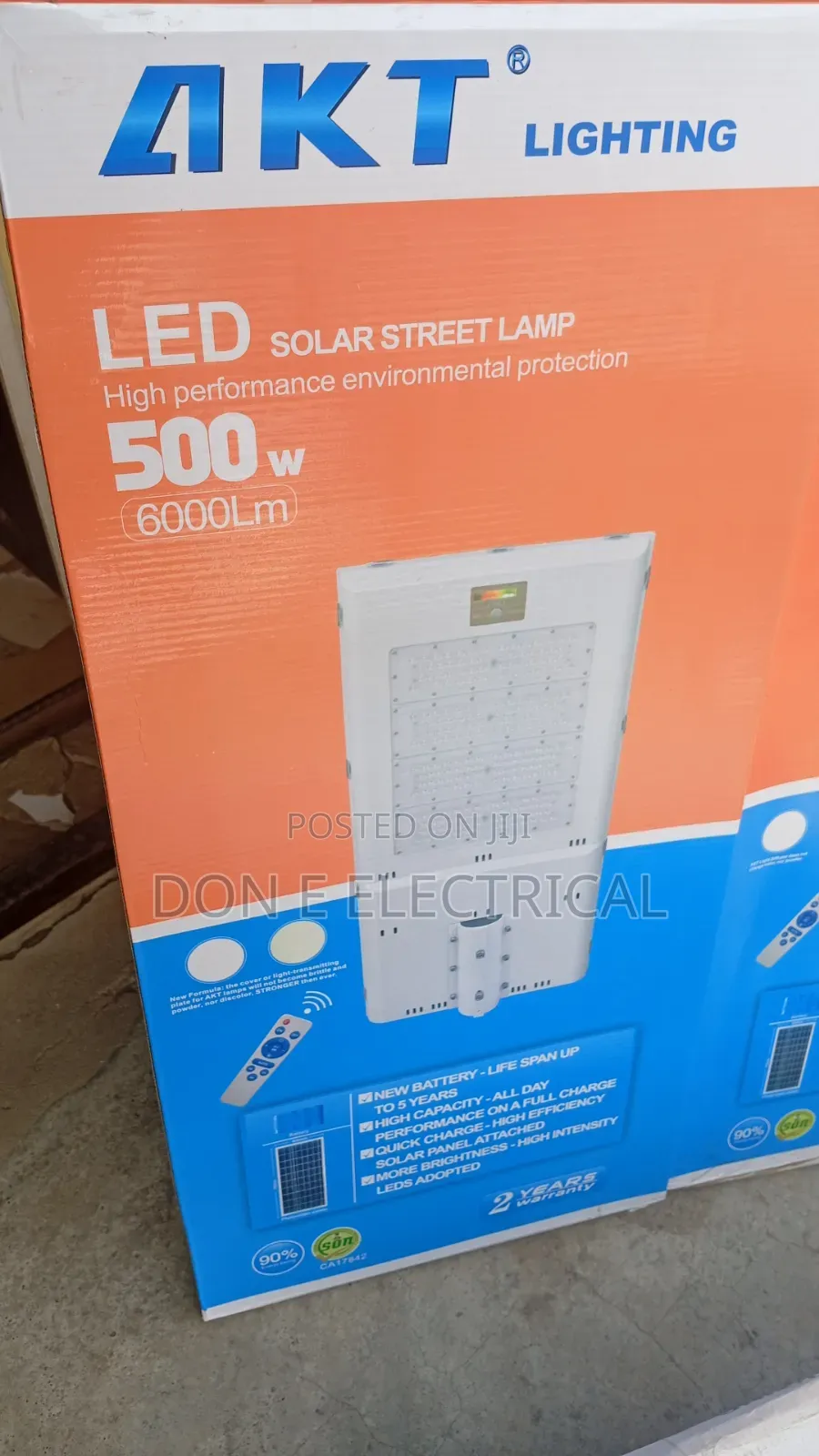 500watt Solar AKT Street Light