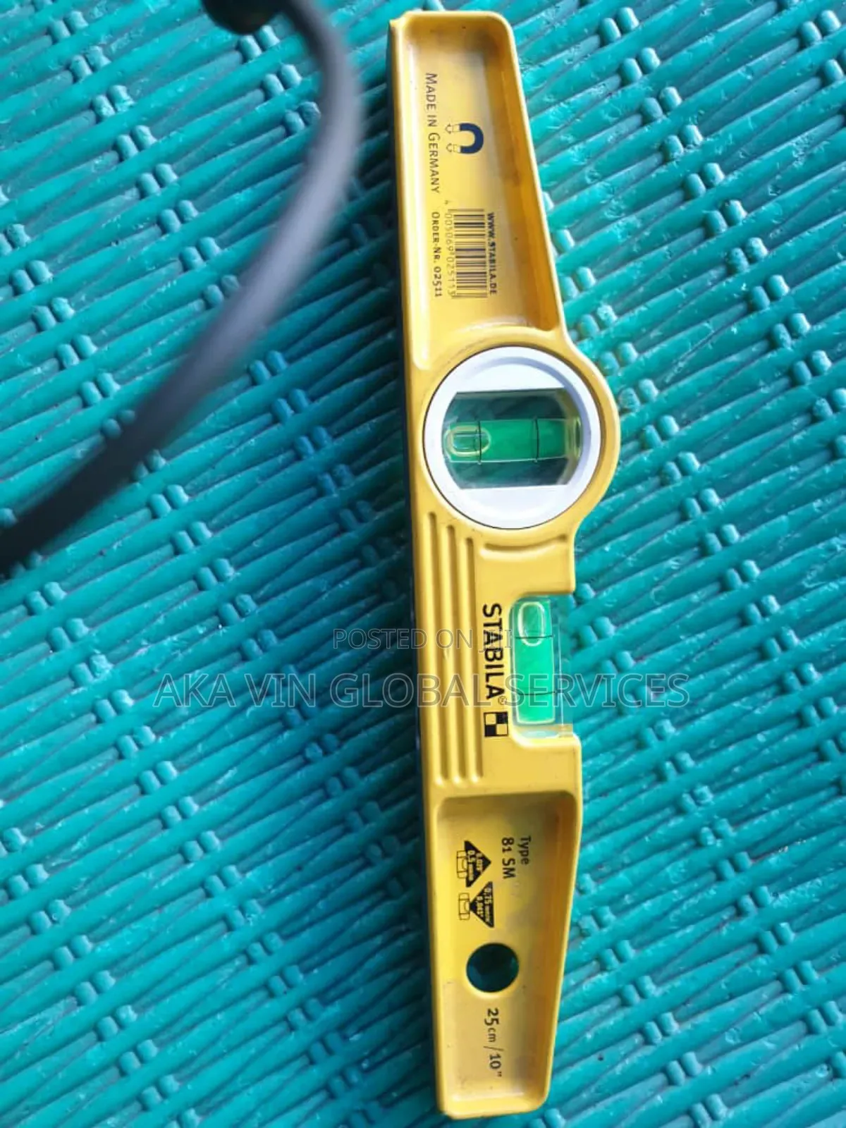 Professional Stabila 81S 10-Inch Cast Torpedo Level