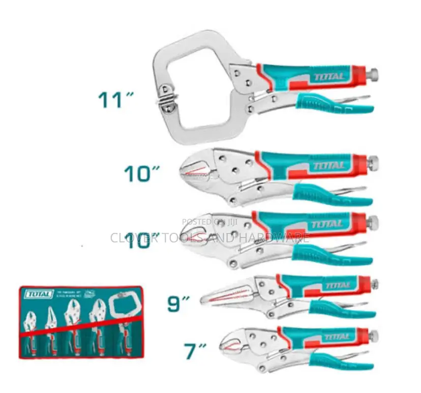 Total Gripping Pliers Nickel Plated, Carbon Steel TOS23091