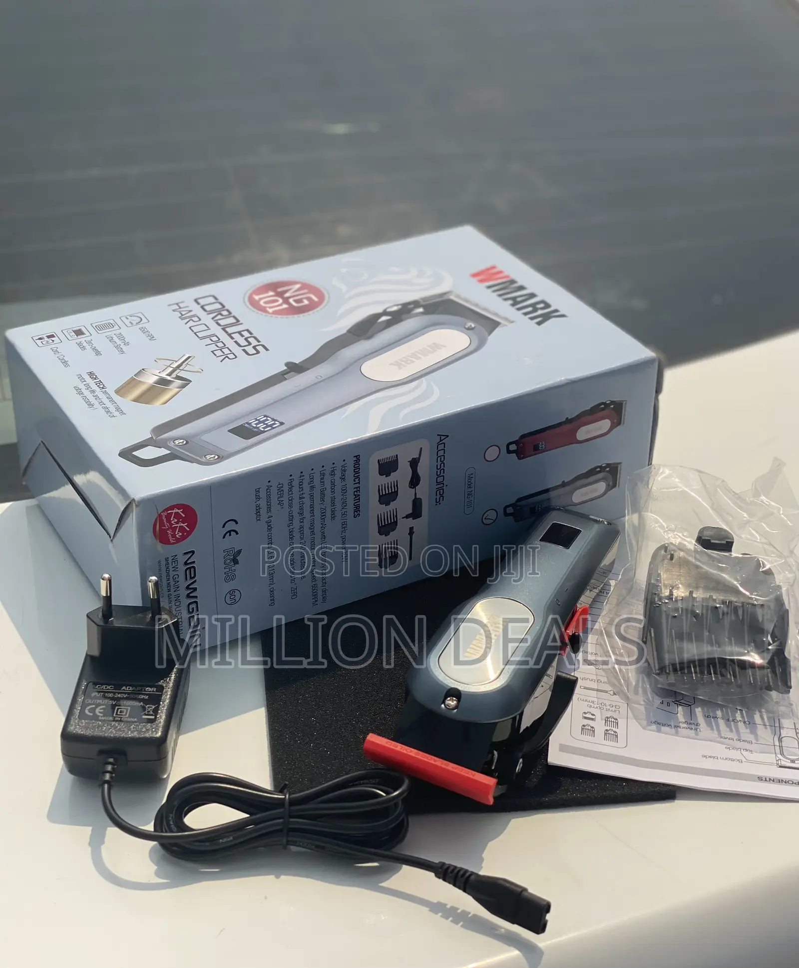 Unique Digital Rechargeable Cordless Hair Clipper