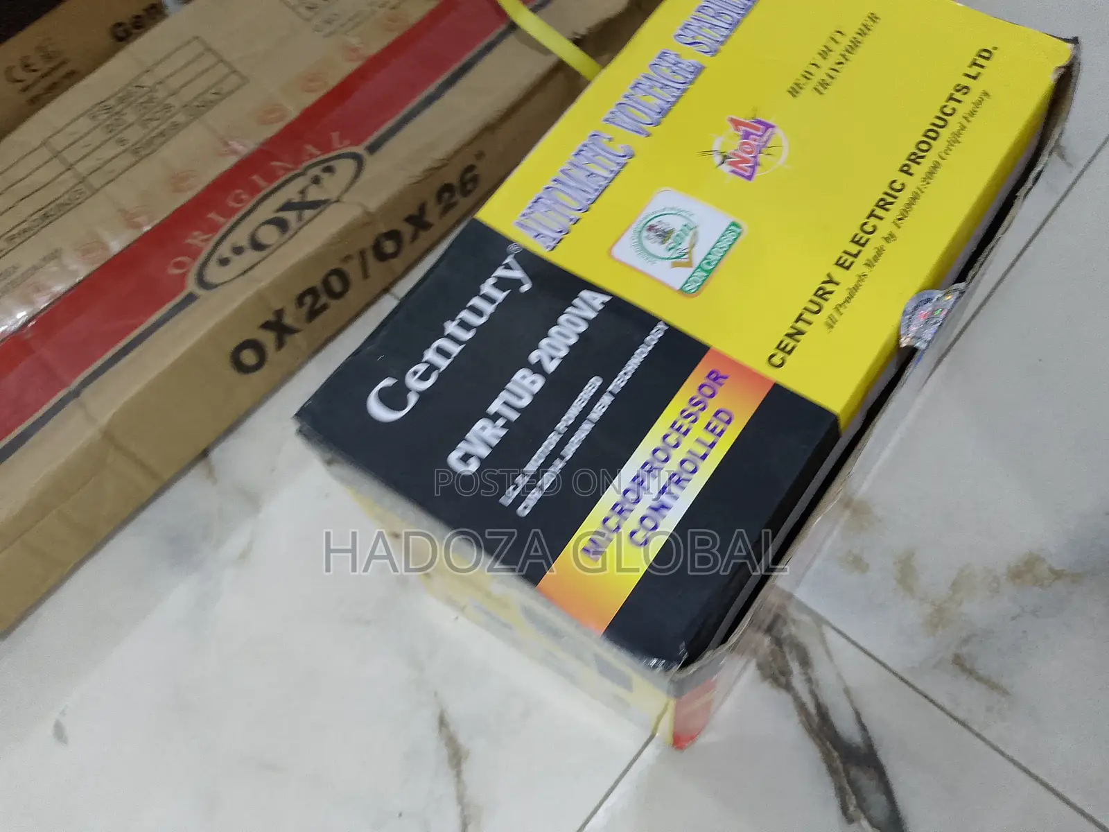 Advance Voltage Control Using Century Stabilizer