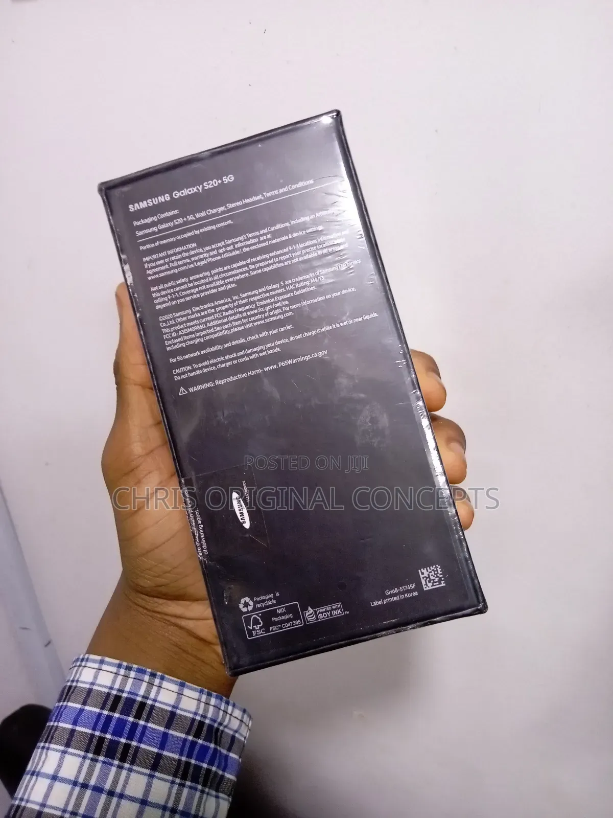 New Samsung Galaxy S20+ 128 GB Silver