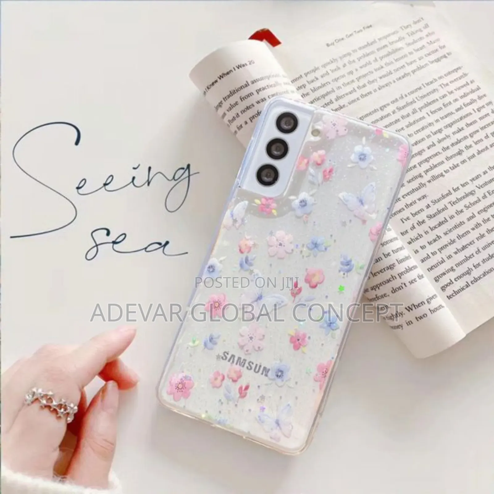 Samsung Galaxy S21 Clear Case for Women Girlssoft Back Pouch