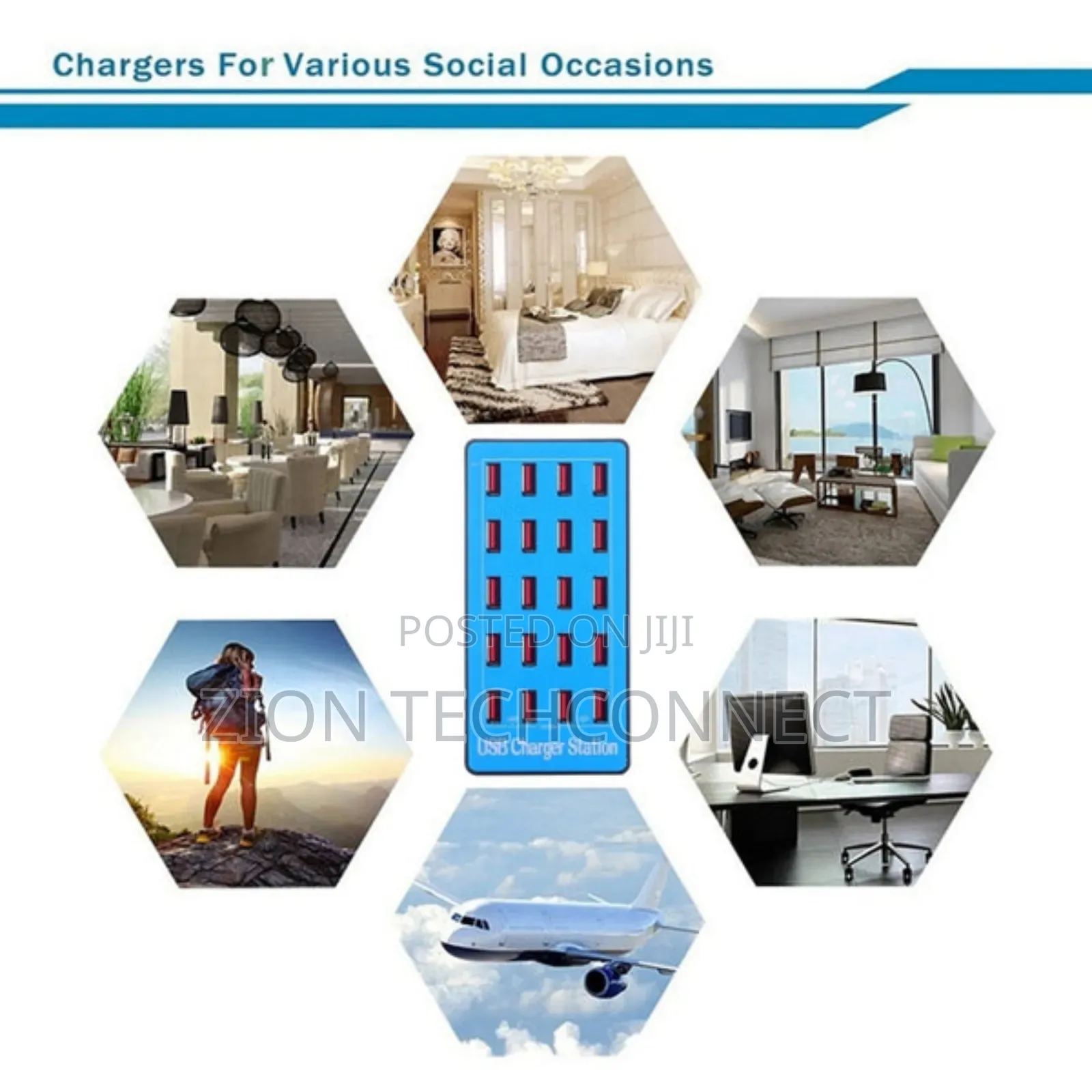 20 Ports USB Charge Station