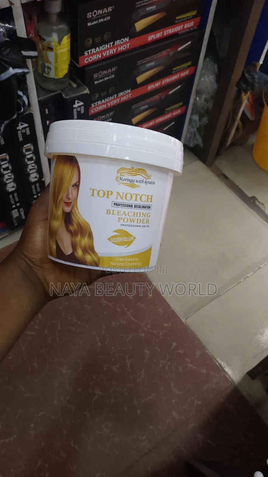 Olive Bleaching Hair Dye and Developer