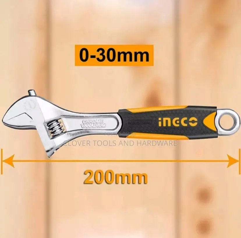 Ingco Hadw131088 Adjustable Spanner 8”/200mm