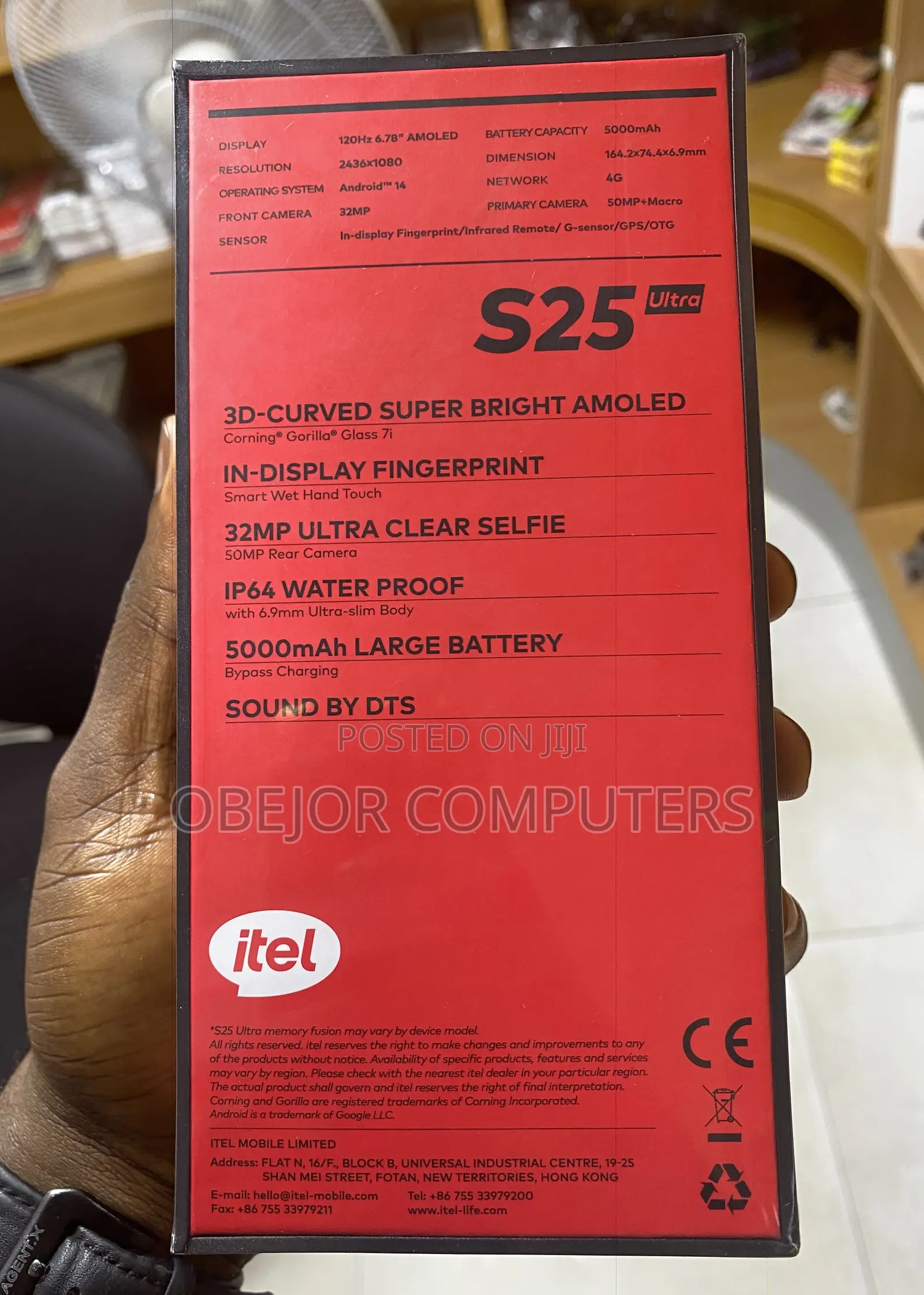 New Itel S25 Ultra 256 GB