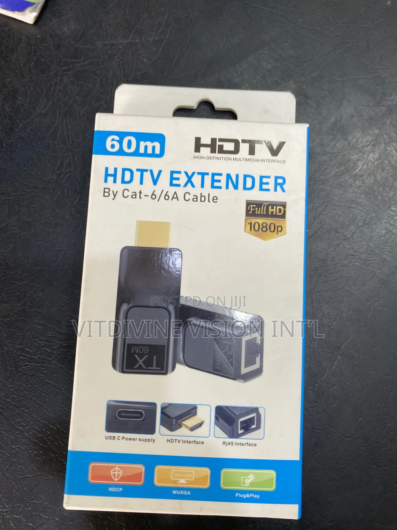 Hdmi Extender 60 Meters by Cat-6/ 6a Cable