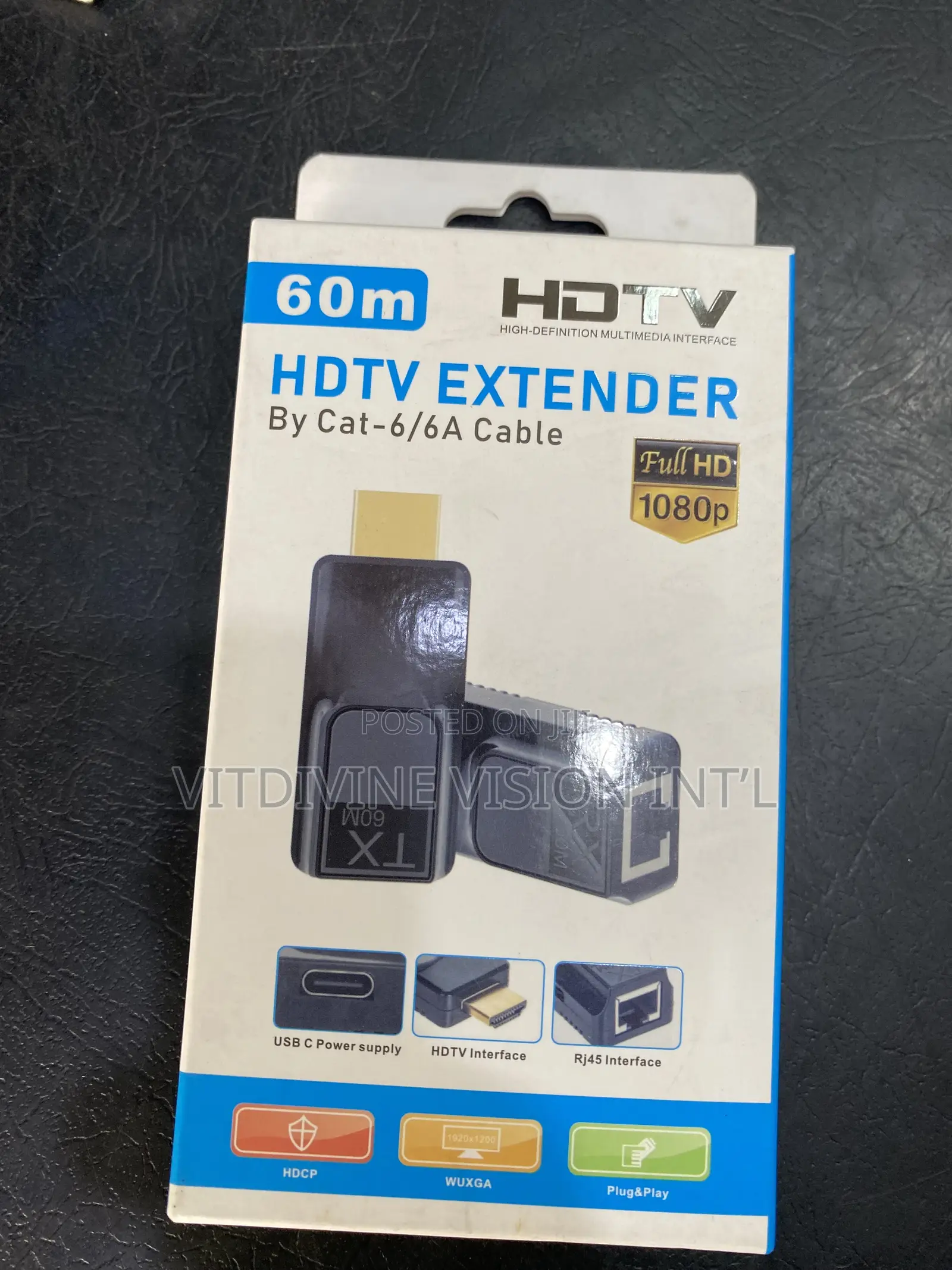 Hdmi Extender 60 Meters by Cat-6/ 6a Cable