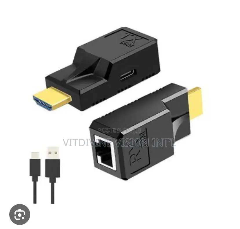 Hdmi Extender 60 Meters by Cat-6/ 6a Cable