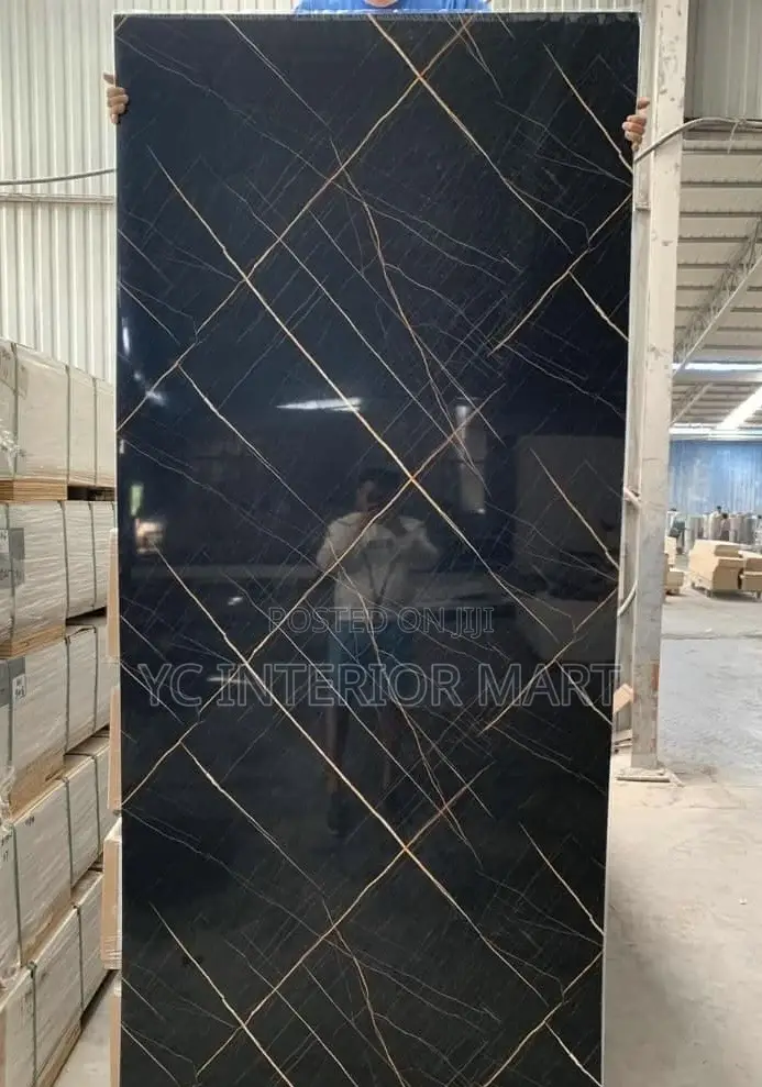 UV Glossy Marble Board H/W= 9ft by 4ft