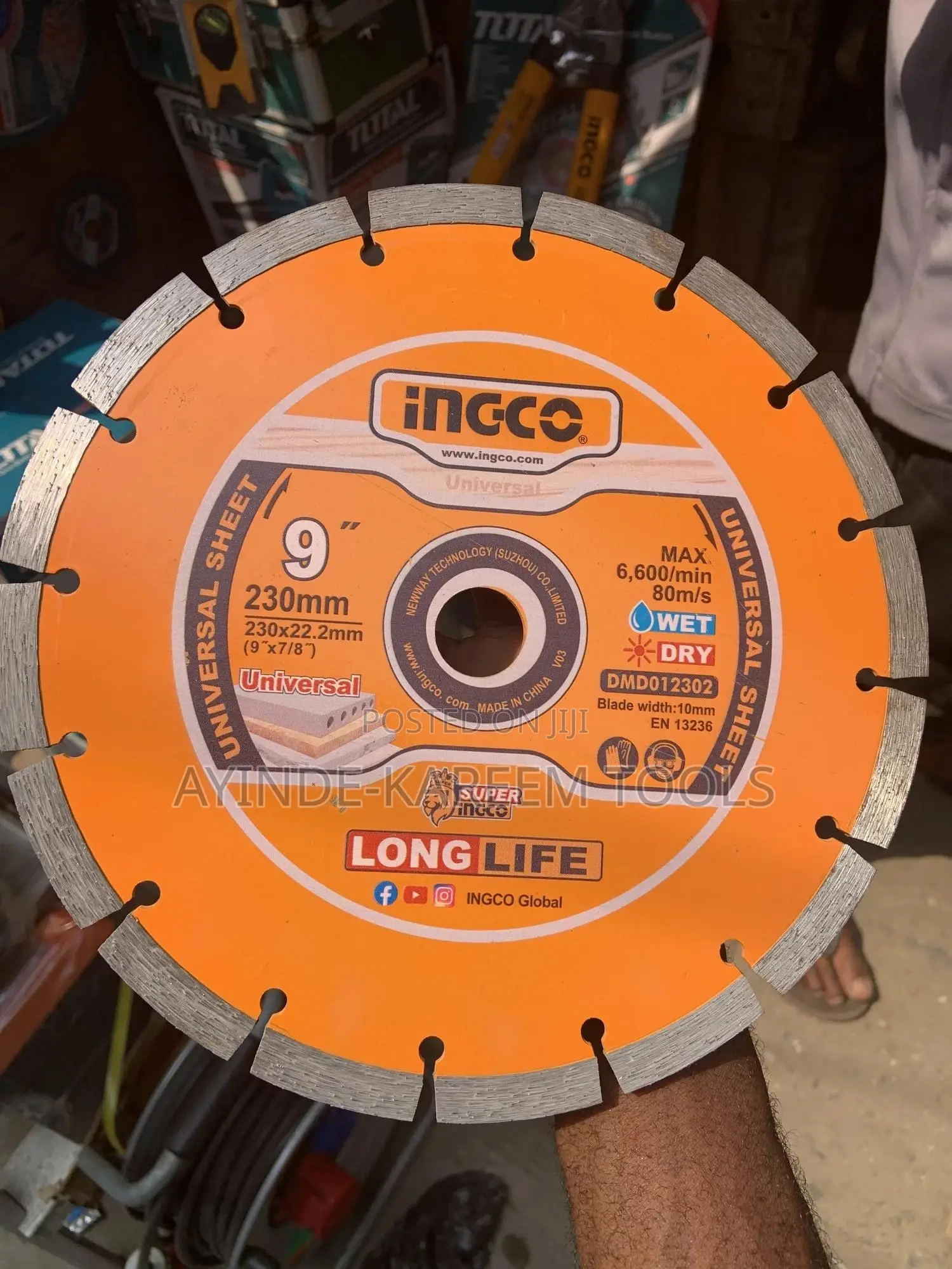 Diamond Disc 9” X 22.2mm