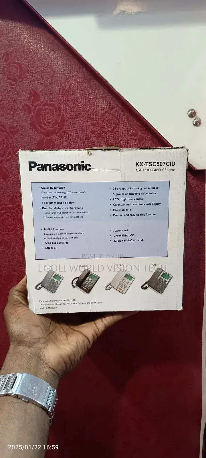 Panasonic KX-TSC507CID Caller ID Corded Phone