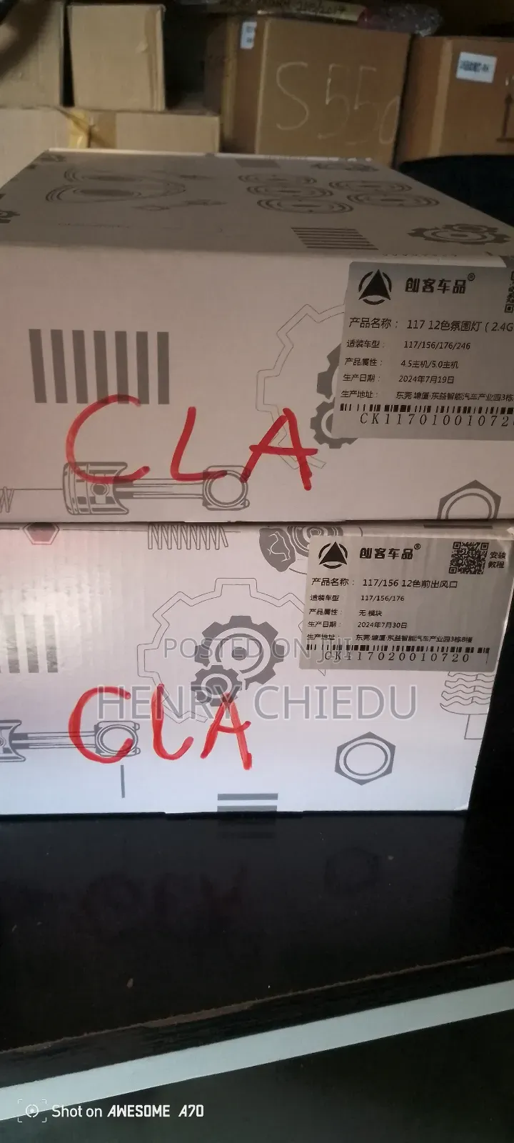 Ambient Light for Mercedes Benz CLA