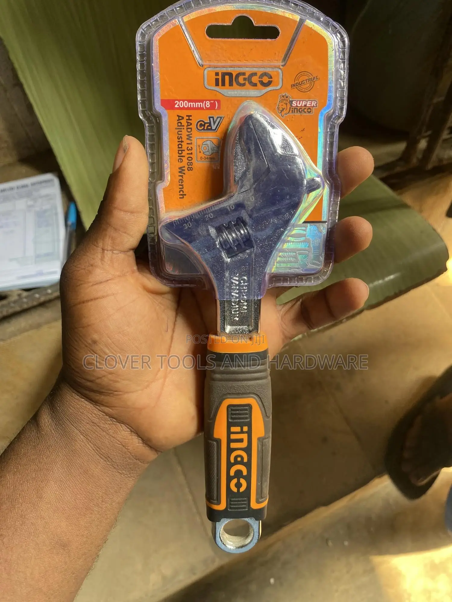 Ingco Hadw131088 Adjustable Spanner 8”/200mm