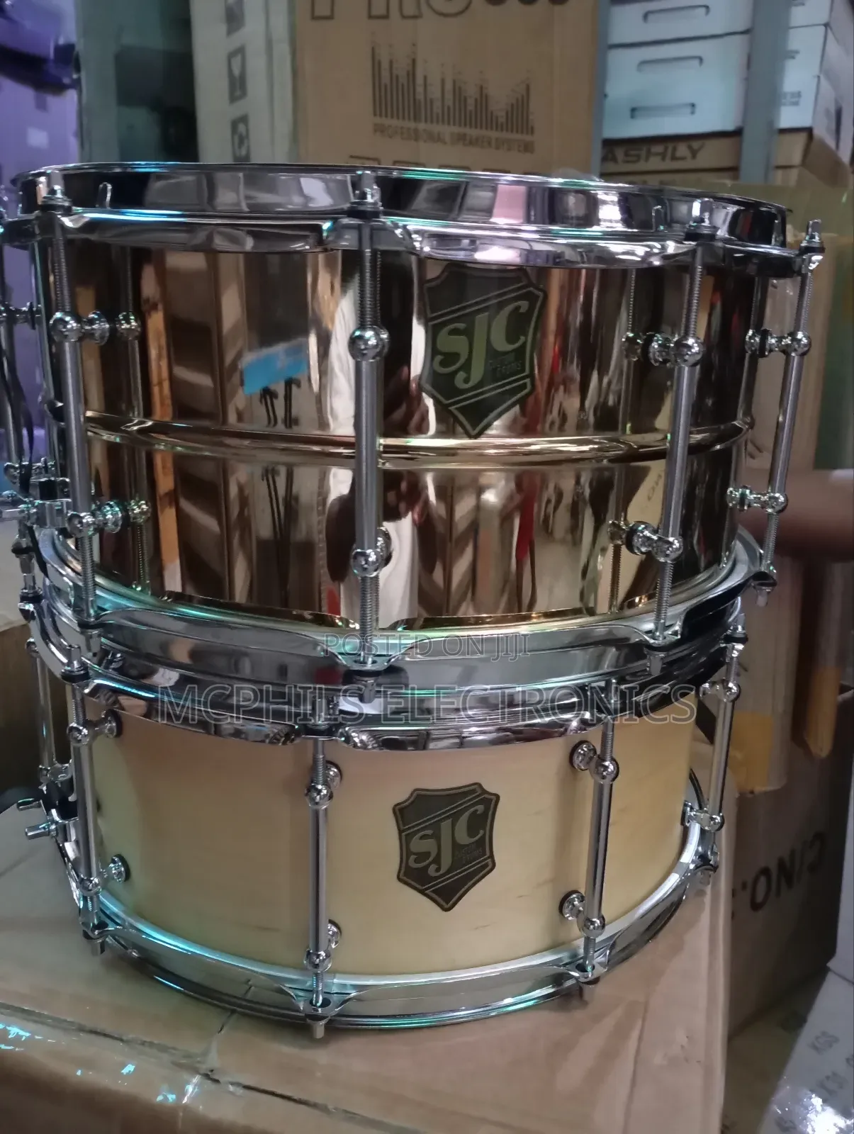 Sjc Metal/Wooden Wider Snare Drums