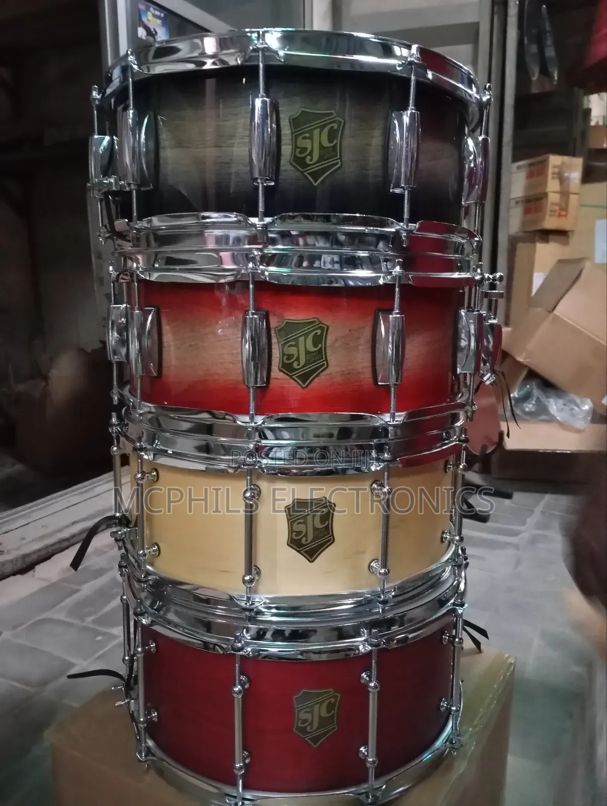 Sjc Metal/Wooden Wider Snare Drums