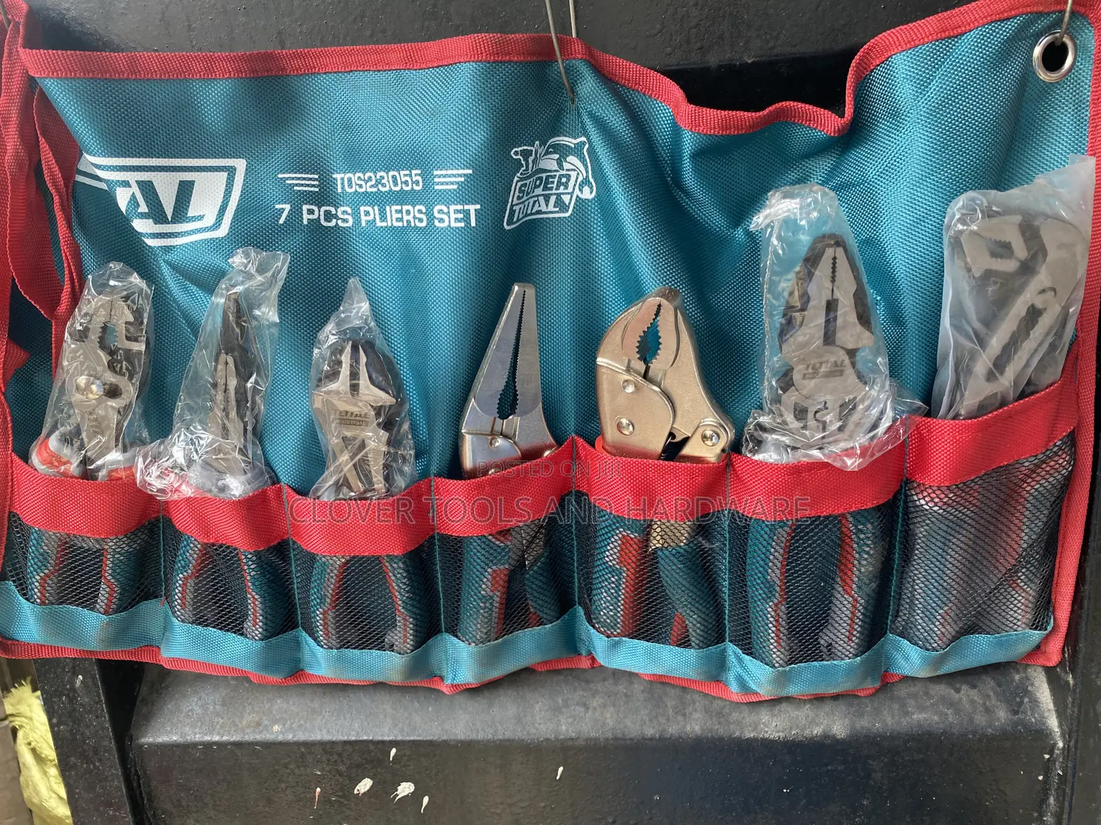 Total TOS23055 Industrial 7 PCS Pliers Set