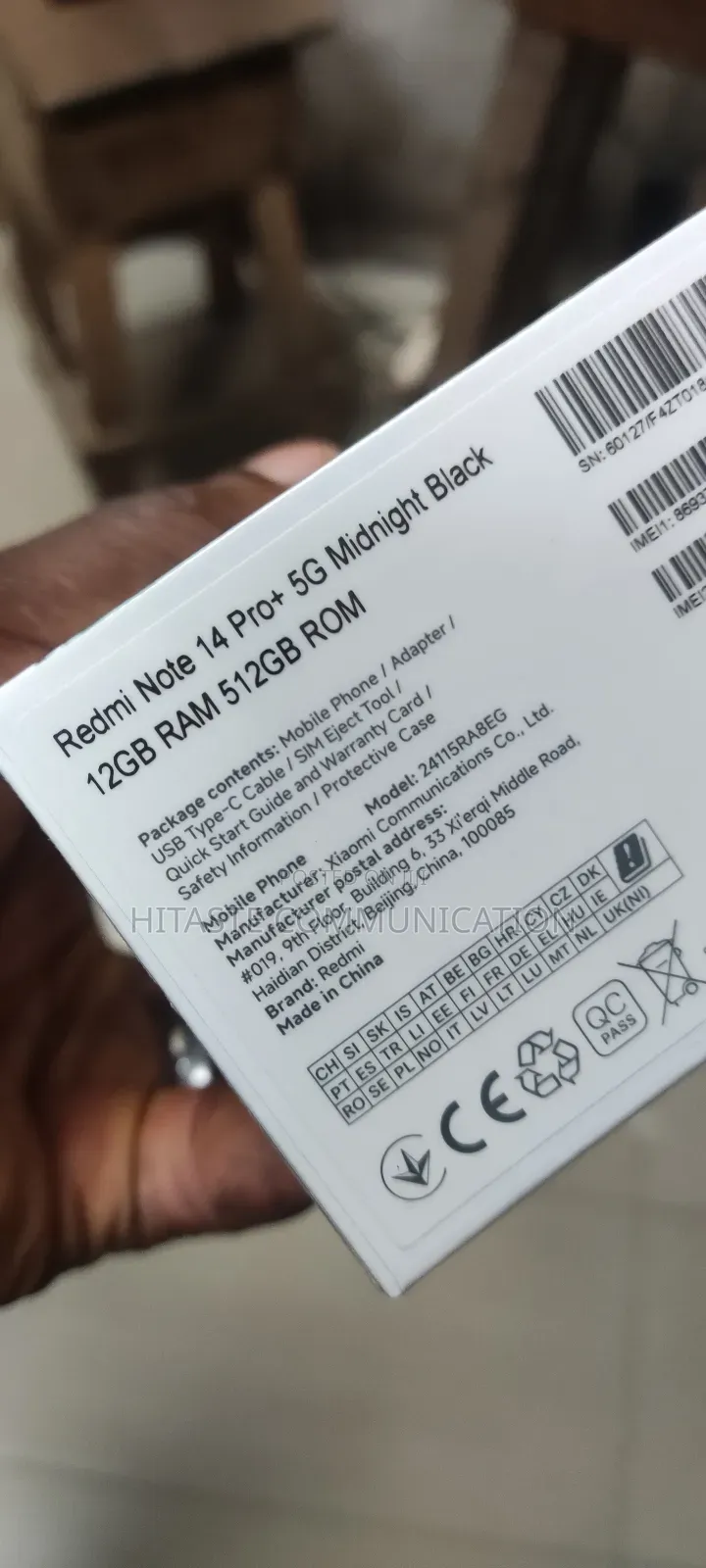 New Xiaomi Redmi Note 14 Pro+ 512 GB Black