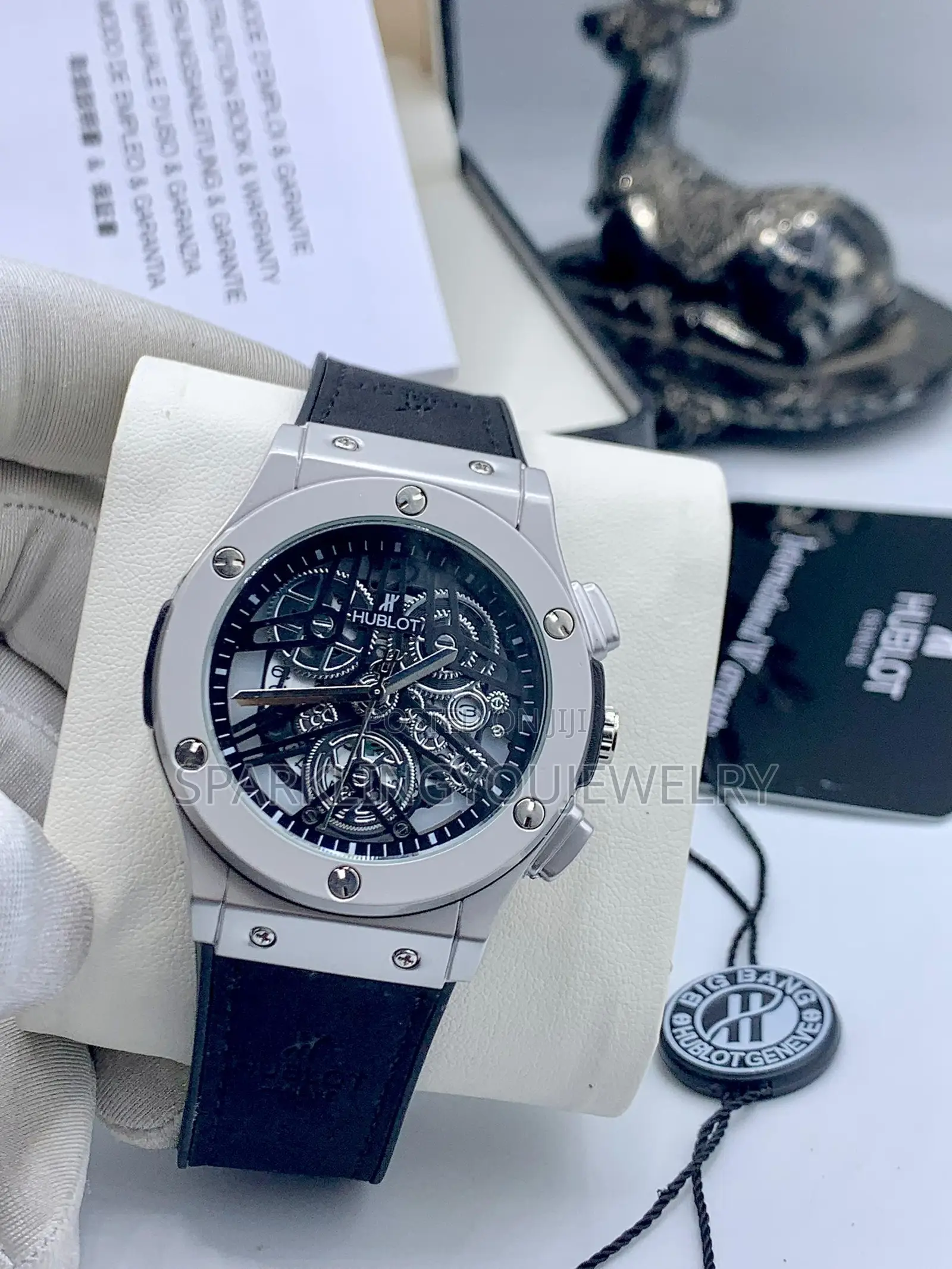Leather Hublot Watch for Men