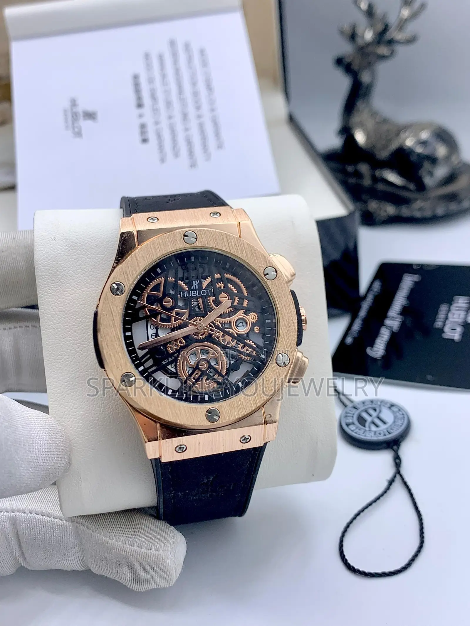Leather Hublot Watch for Men