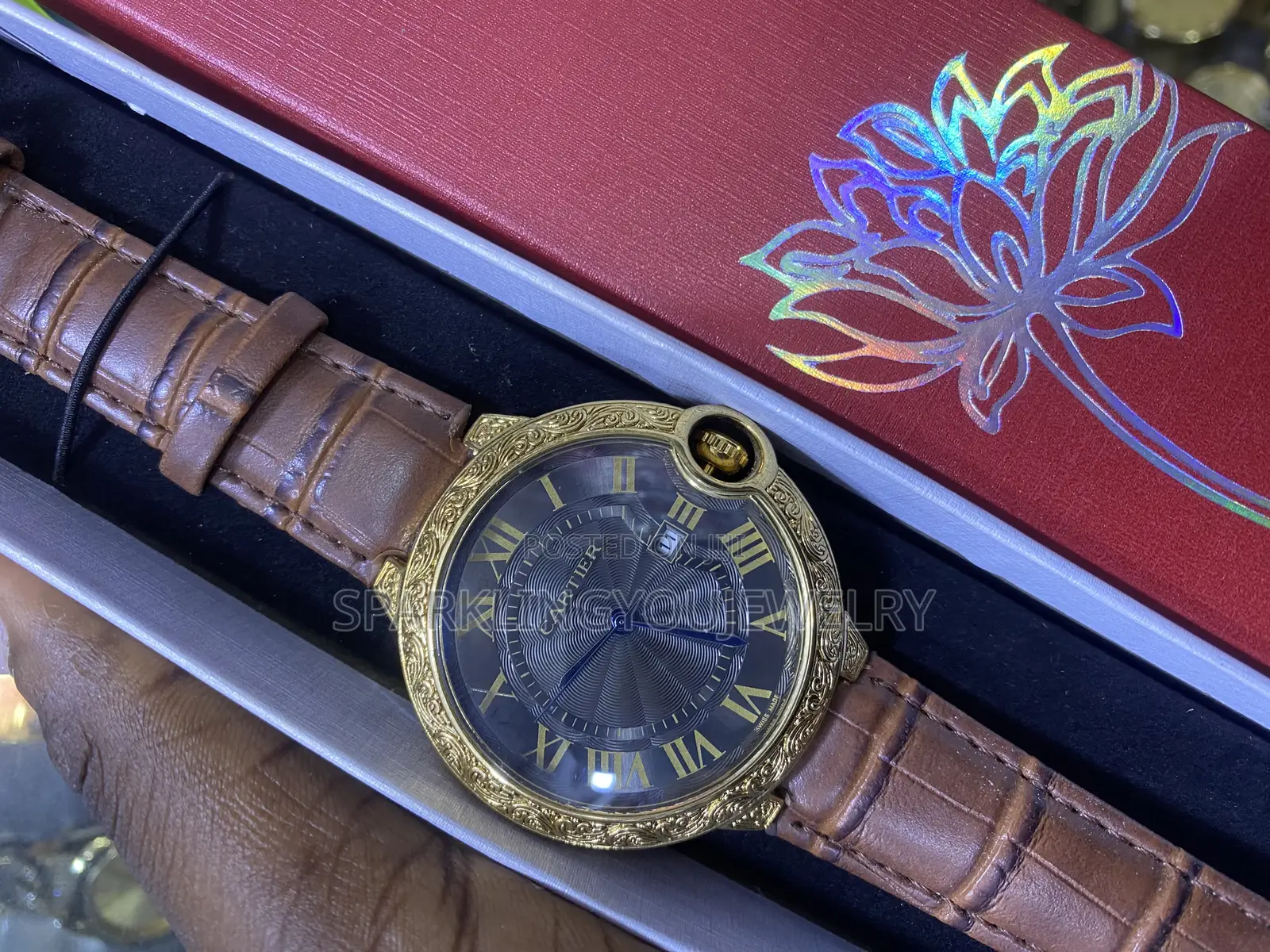Cartier Leather Watch for Men