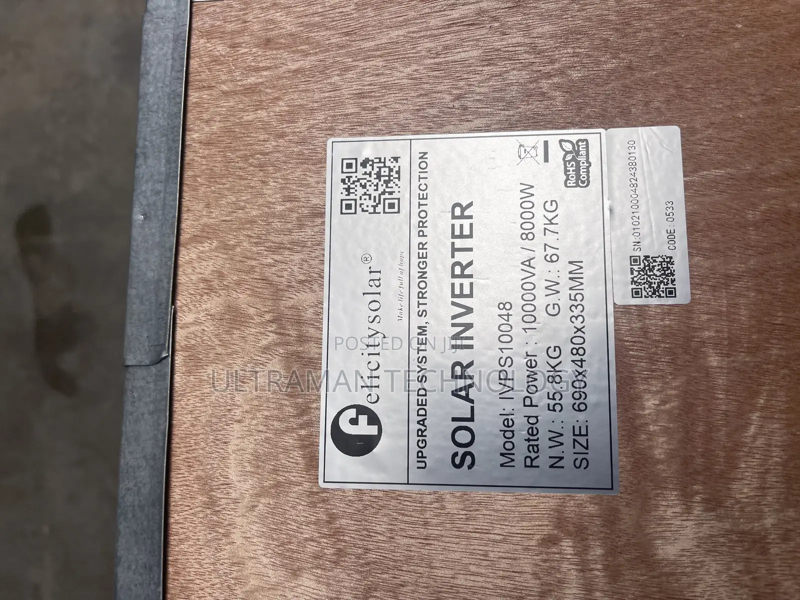 10kva Felicity Solar Inverter IPVS