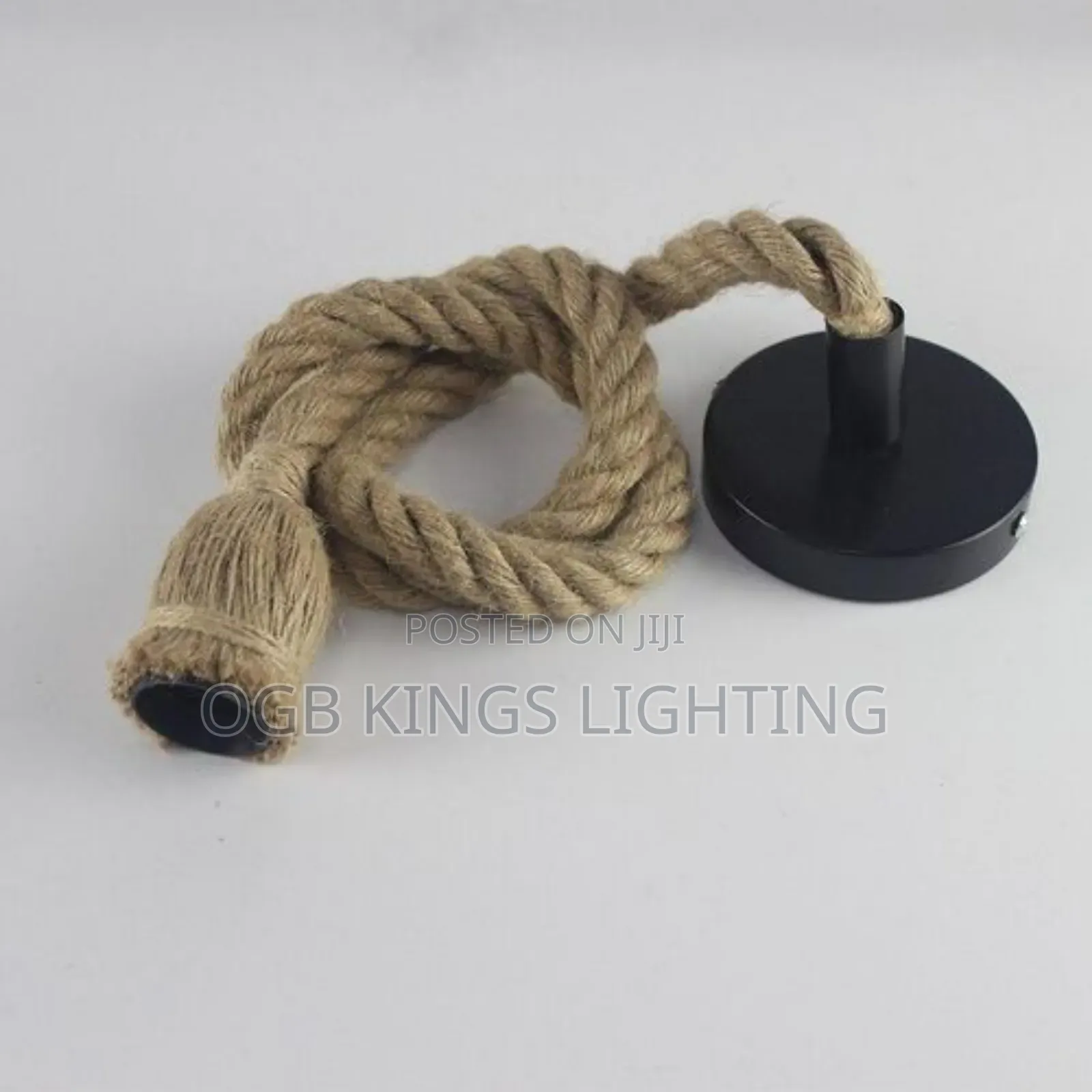 Rope Pendant Lights Retro Industrial Hanging Lights