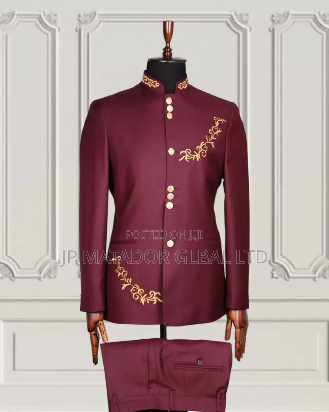 High Quality Stock Turkish Bishop Neck Suits