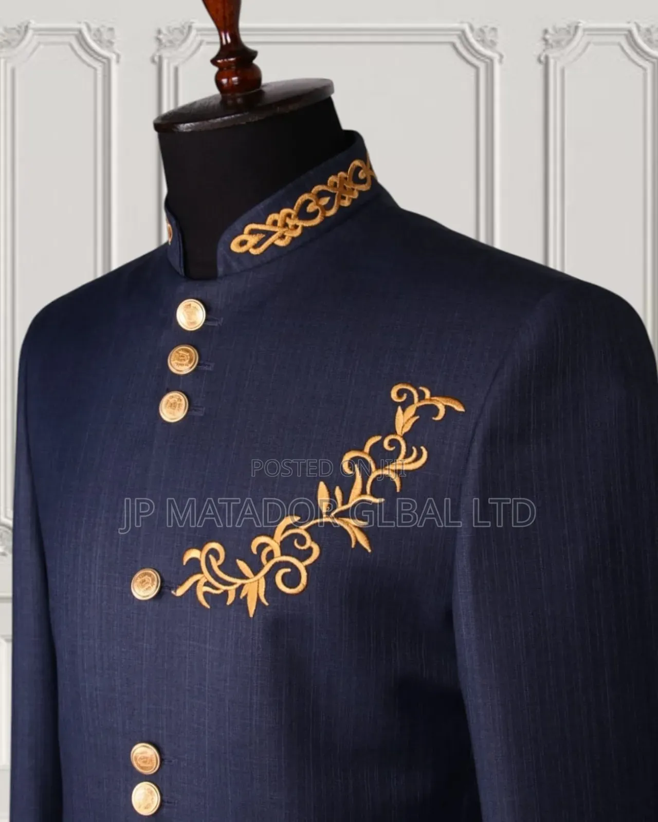 High Quality Stock Turkish Bishop Neck Suits